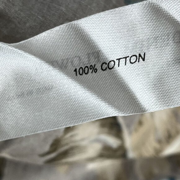 Denim & Flower Ricky Singh Button Down Shirt Mens Large Floral Palm 100% Cotton - Picture 6 of 6